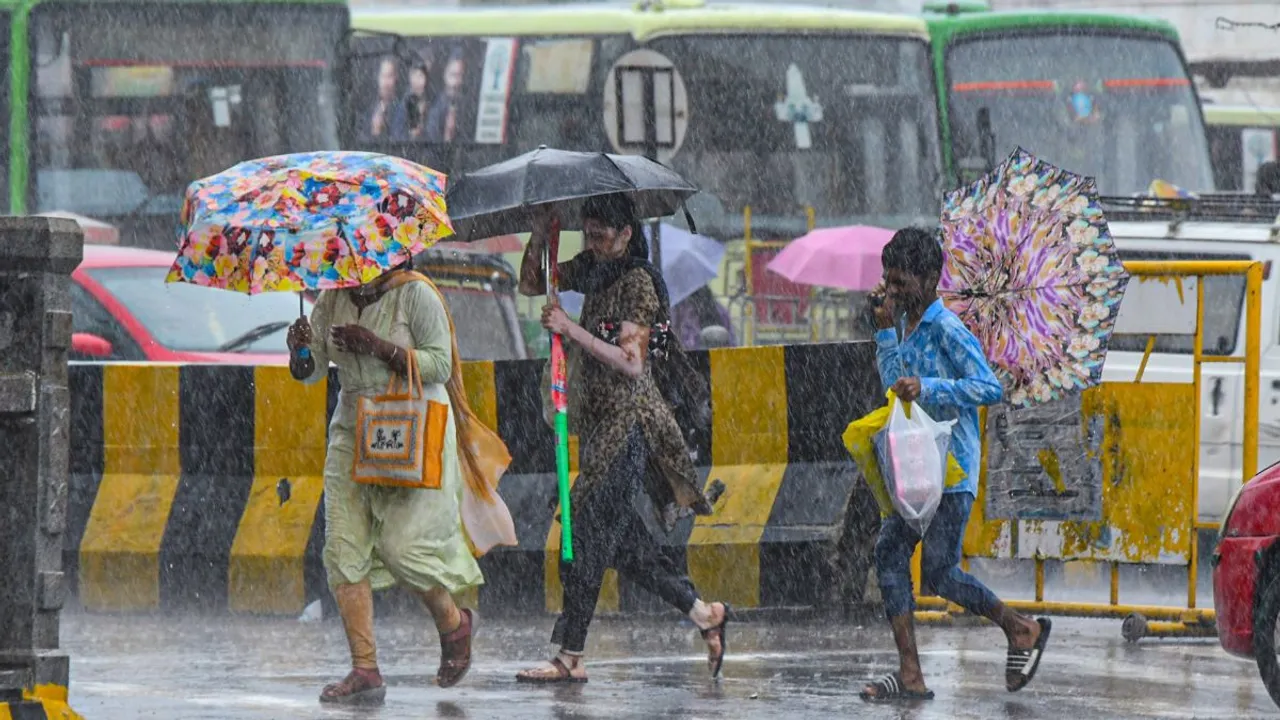 Delhi Rains Mumbai Rains Rainfall Monsoon