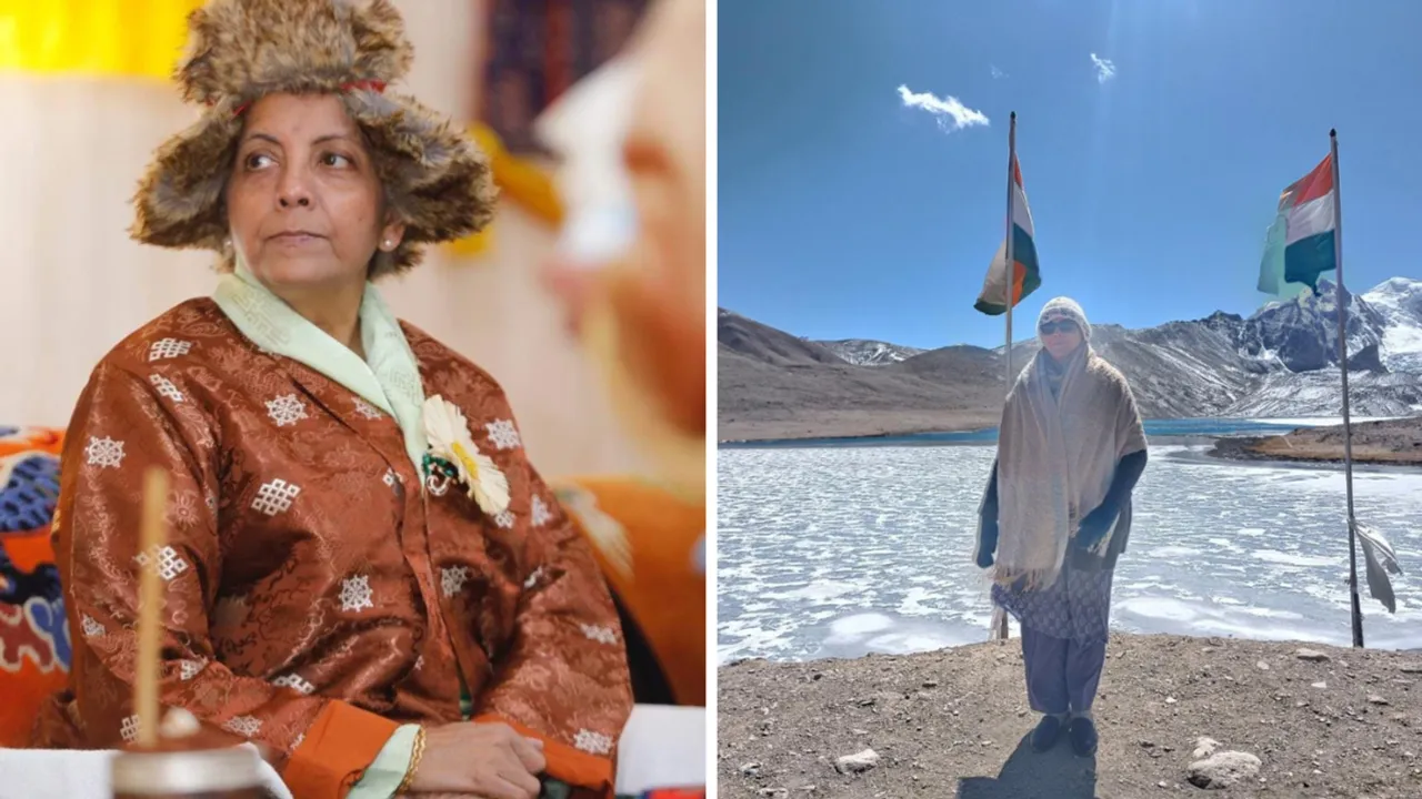 Nirmala Sitharaman visits Sikkim's Gurudongmar lake