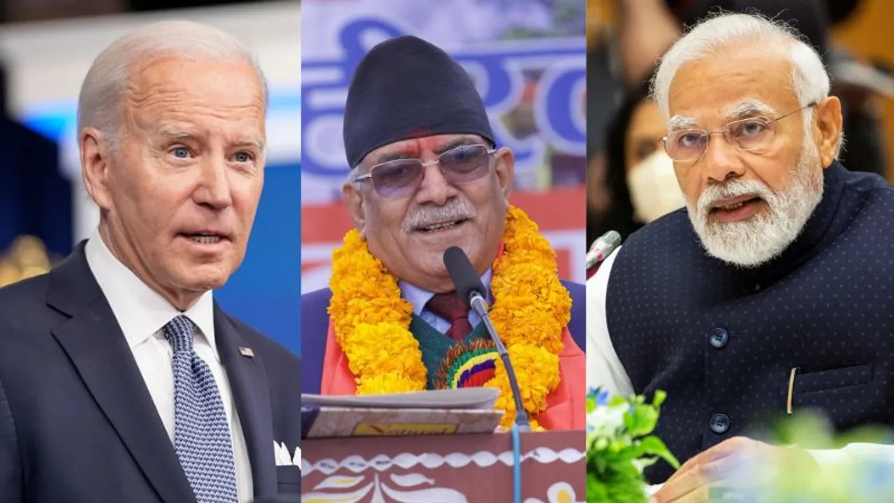 Joe Biden USA India Narendra Modi Nepal Prachanda