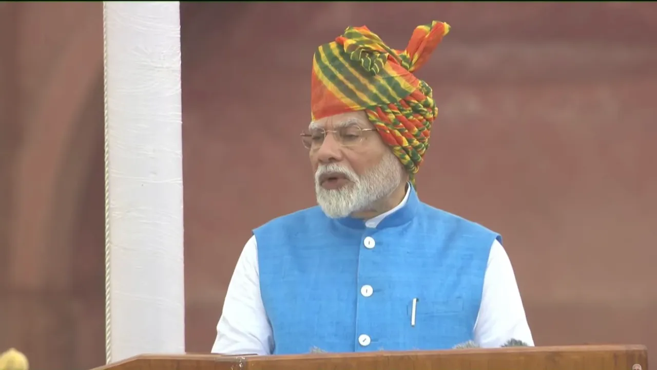 Narendra Modi delivers his 11th address from the rampart of the Red Fort on August 15, 2024