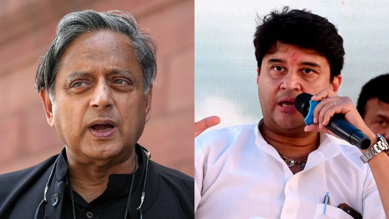 "Switching sides...": Shashi Tharoor replies To Jyotiraditya Scindia's "armchair" comment