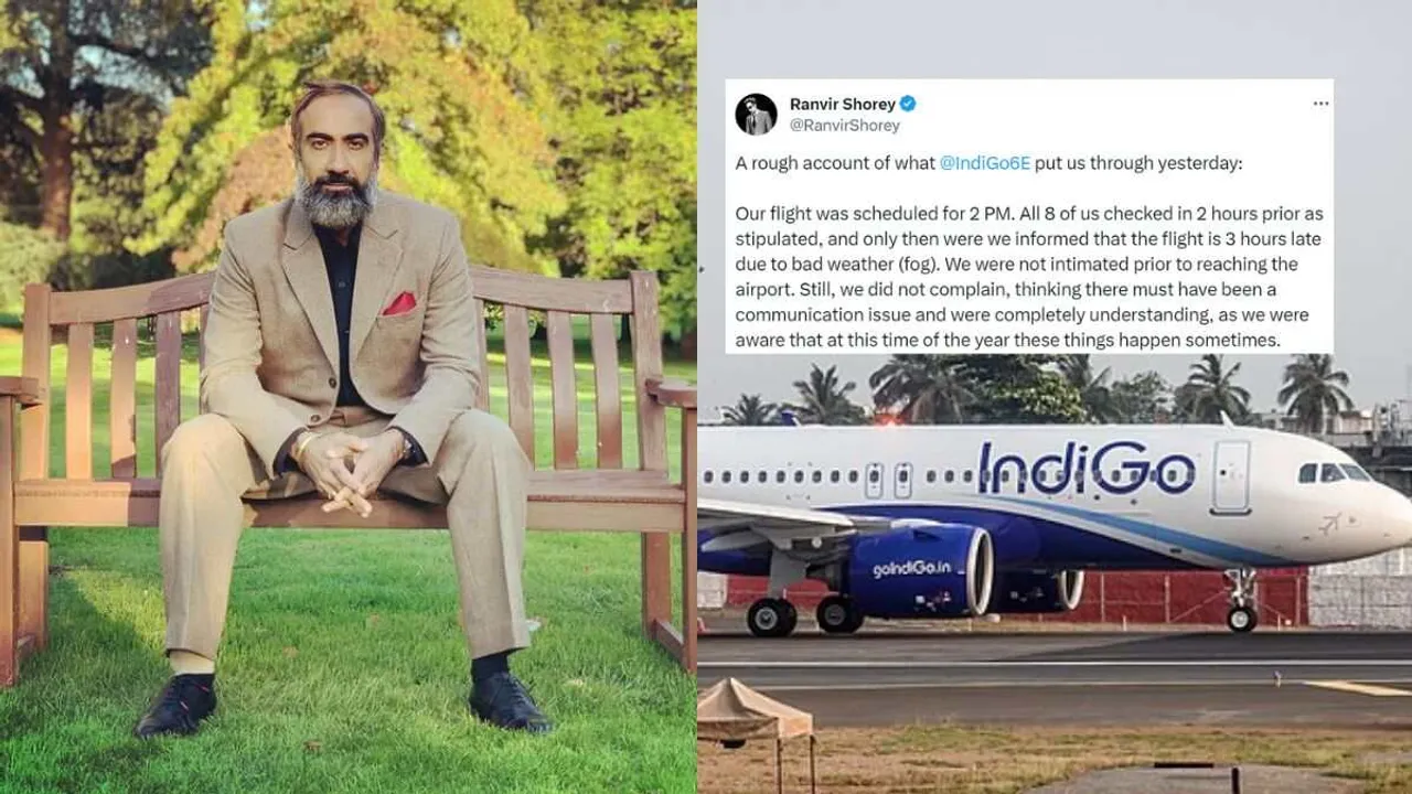 Ranvir Shorey criticises IndiGo over 10 hr delay, claims carrier didn't have a pilot