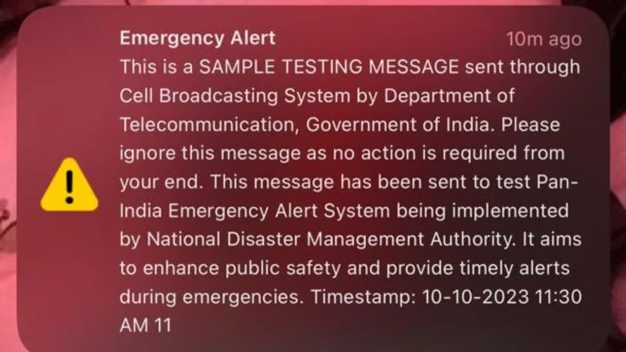 Emergency alert through mobile phones tested in Odisha