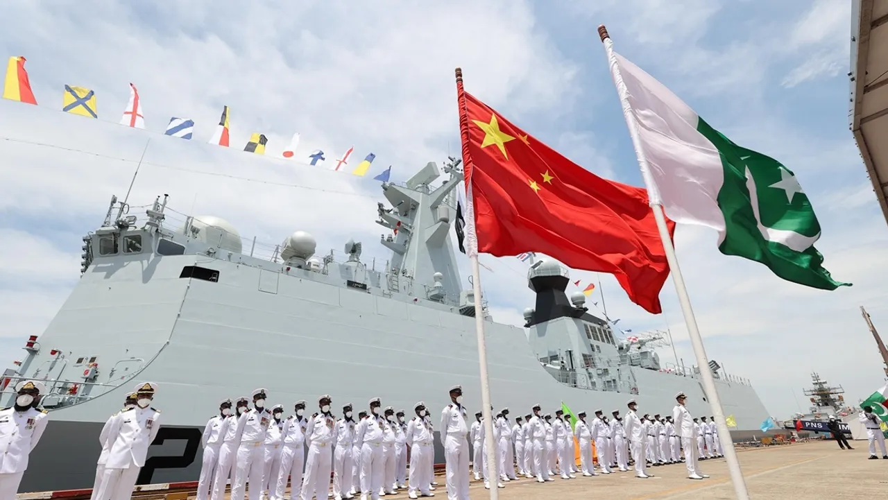 Chinese warships China Pakistan Navy