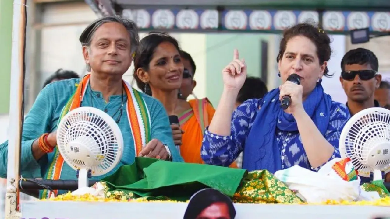 Priyanka Gandhi Shashi Tharoor