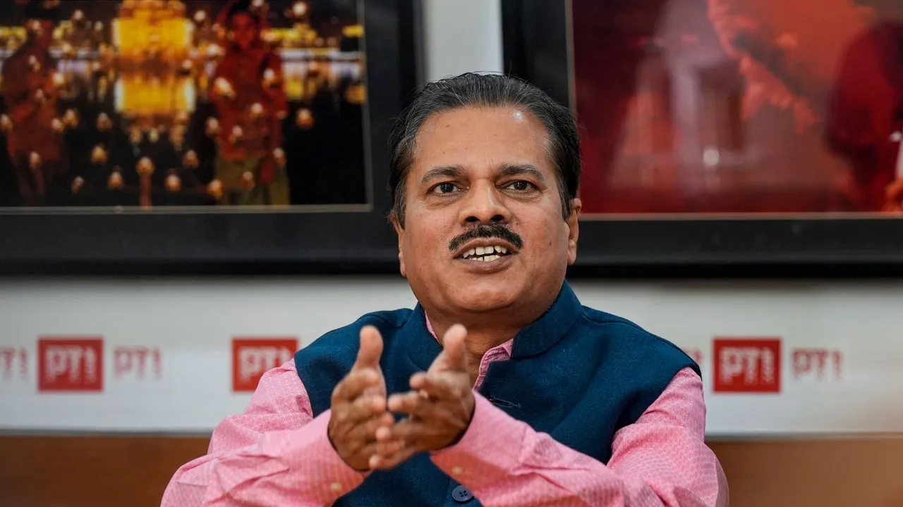 IMD Director General Mrutyunjay Mohapatra during an interview with the PTI, in New Delhi, Thursday, April 4, 2024