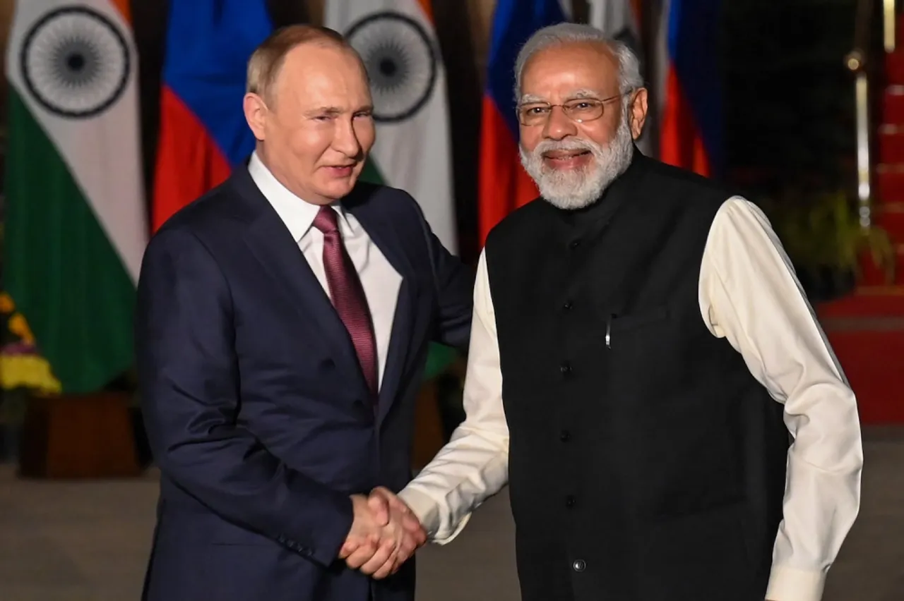 Narendra Modi Vladimir Putin India Russia