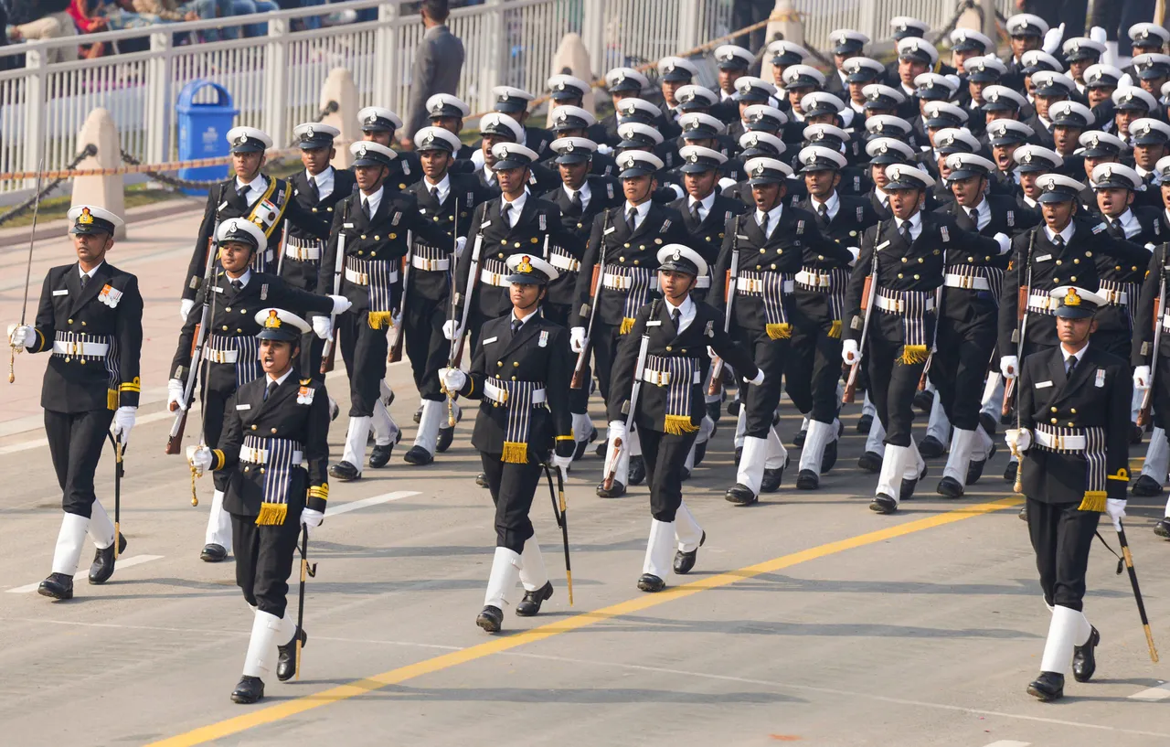 R-Day Parade full dress rehearsal Indian Coast guard