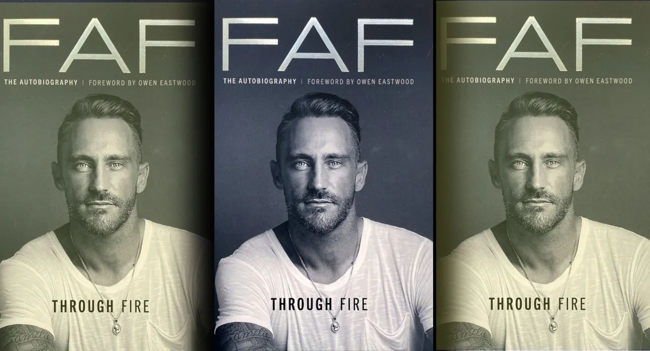 Cricketer Faf du Plessis's autobiography to release next month