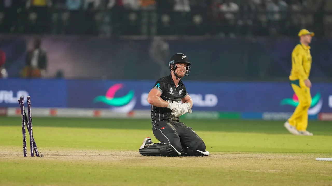 Head hundred helps Australia scrape Ravindra-powered New Zealand by 5 runs