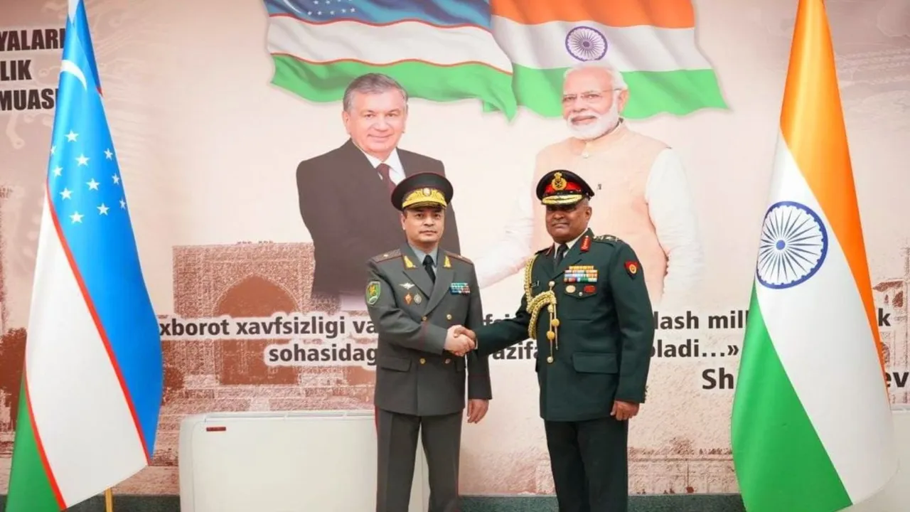 Army chief Gen Pande inaugurates state-of-the-art IT lab at Uzbek Academy of Armed Forces