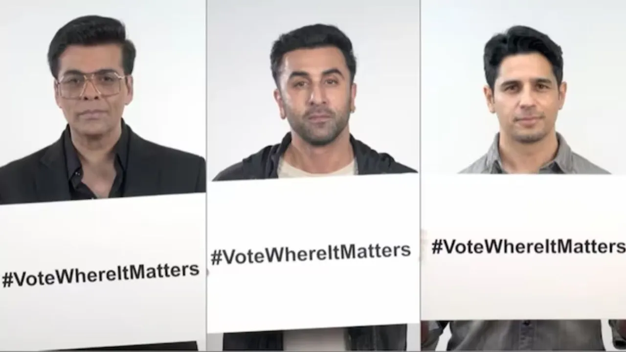 Karan Johar, Ranbir Kapoor and Sidharth Malhotra appeal to fans to vote.