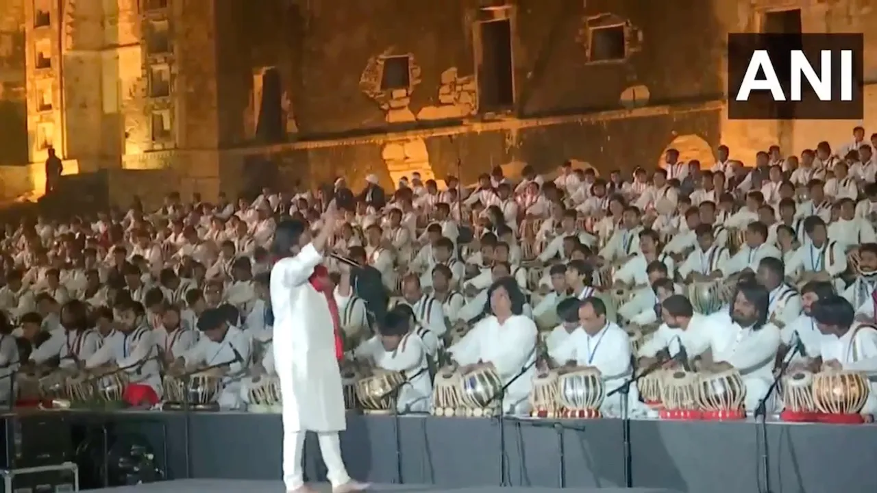 1,500 Tabla players set Guinness World Record in Gwalior