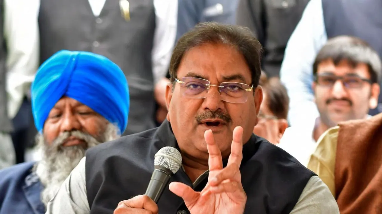 INLD Chief Abhay Chautala (File image)