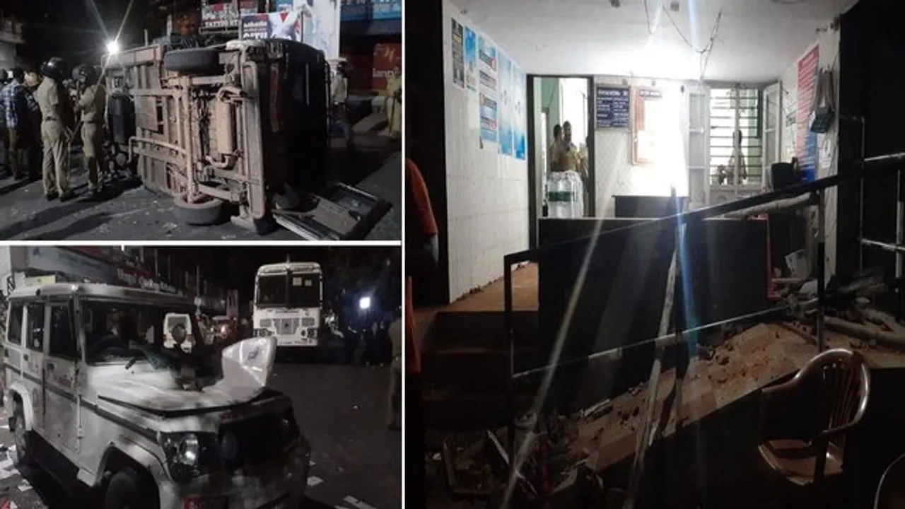 Kerala police station attacked