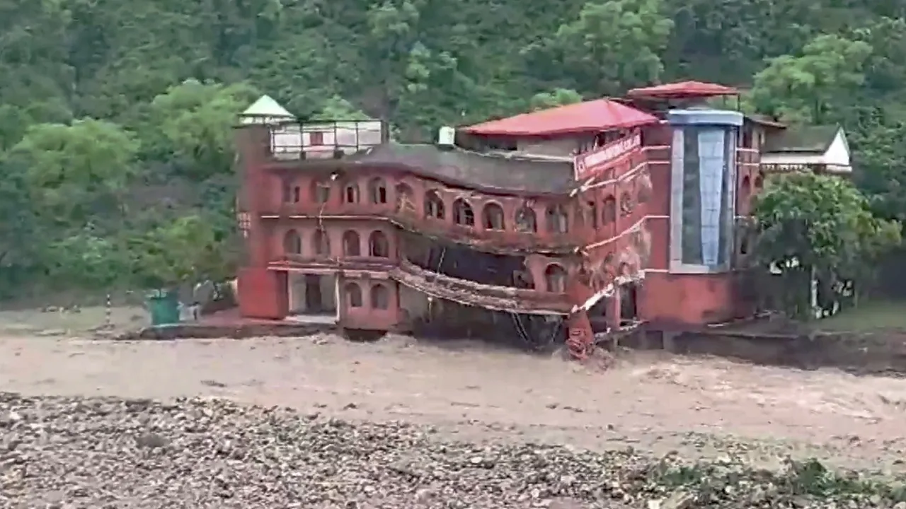 Uttarakhand rains: Doon Defense College building collapses near Dehradun