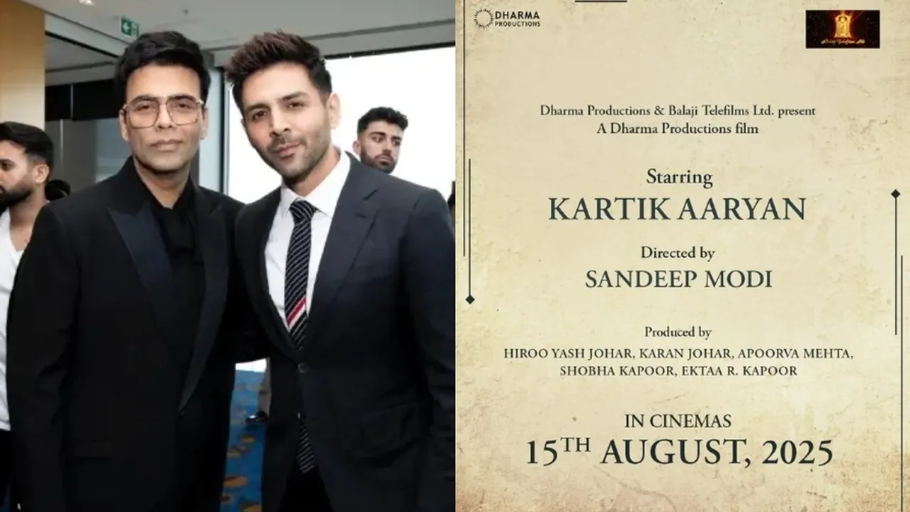 Kartik Aaryan to headline Karan Johar's next film production