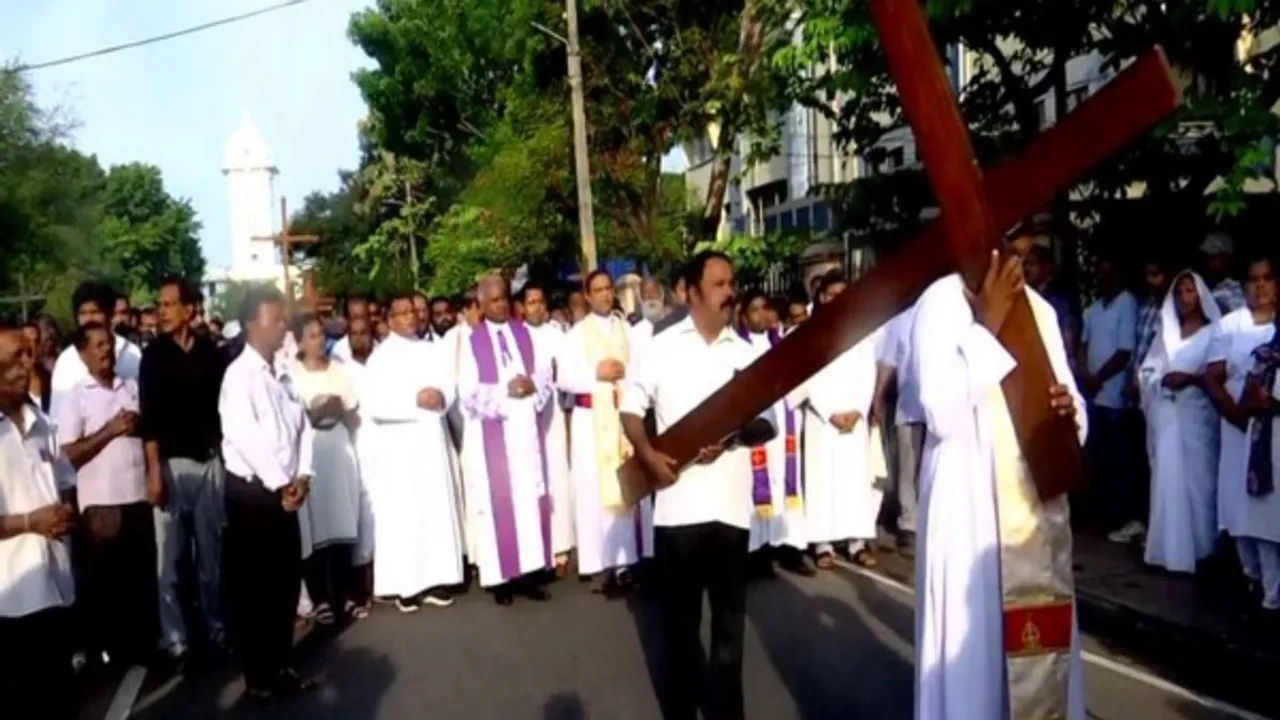 Christians mark Good Friday with solemn processions and prayers in Kerala