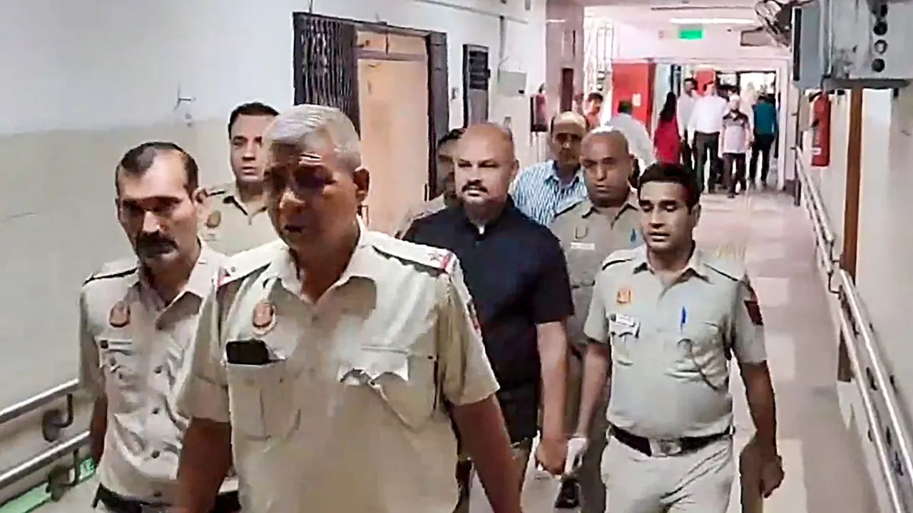 Delhi CM Arvind Kejriwal's aide Bibhav Kumar being produced before Tis Hazari Court in the case of alleged assault on MP Swati Maliwal, in New Delhi, Tuesday, May 28, 2024