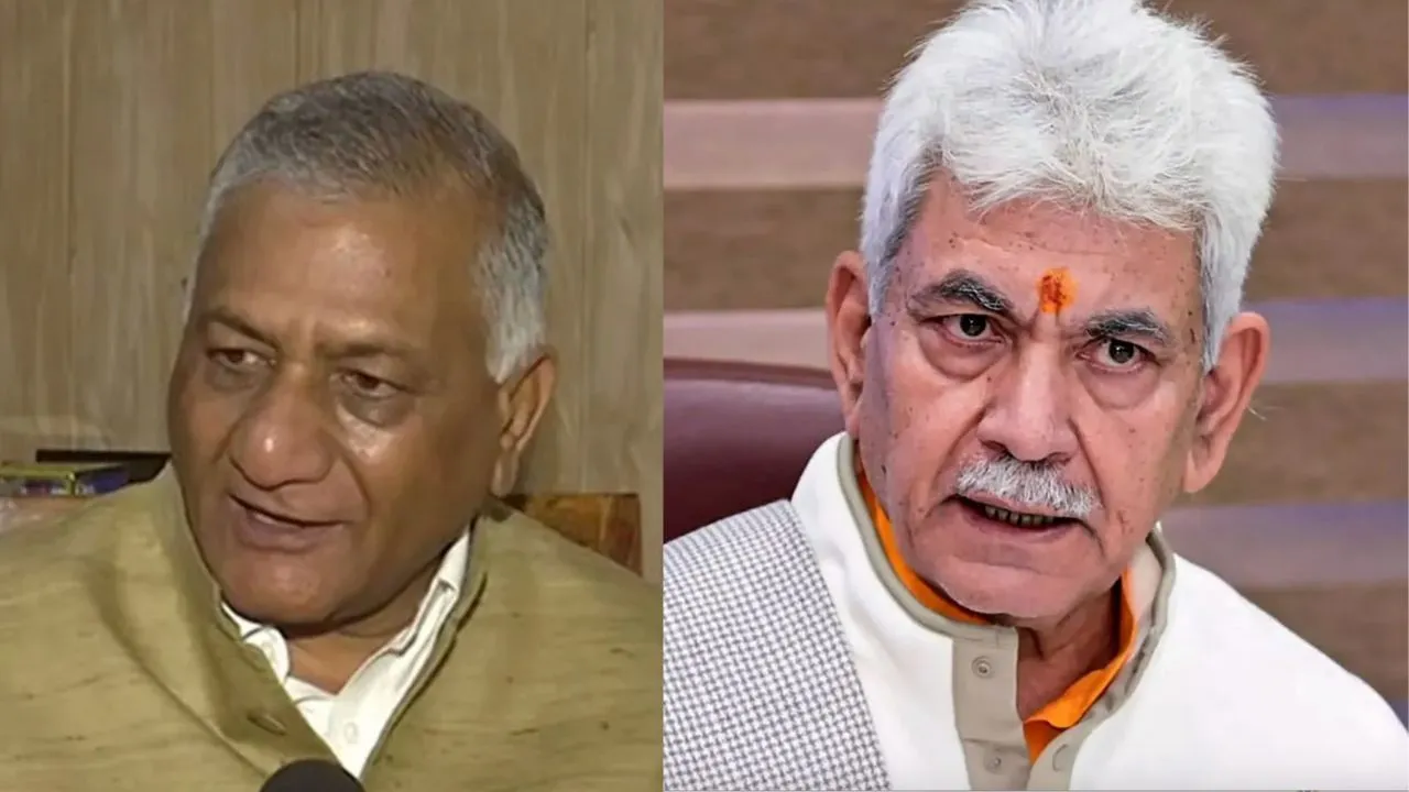 VK Singh Manoj Sinha