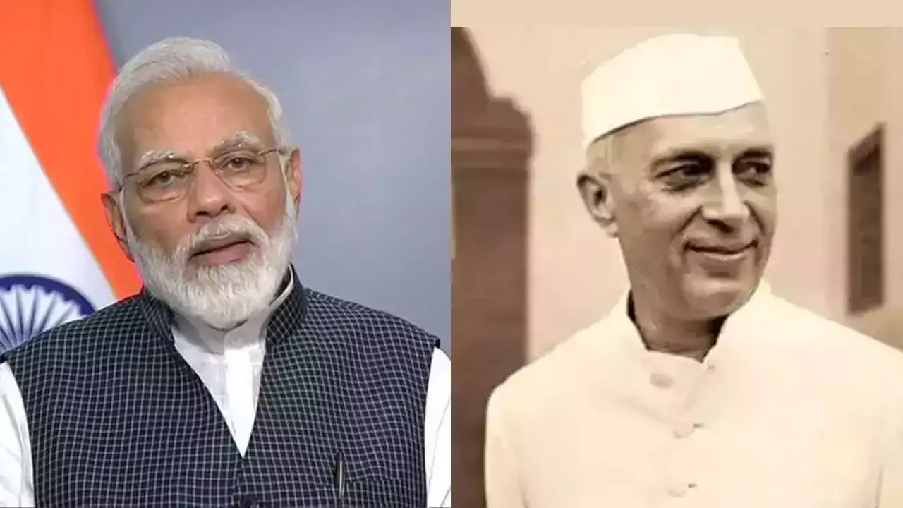 Narendra Modi Jawaharlal Nehru