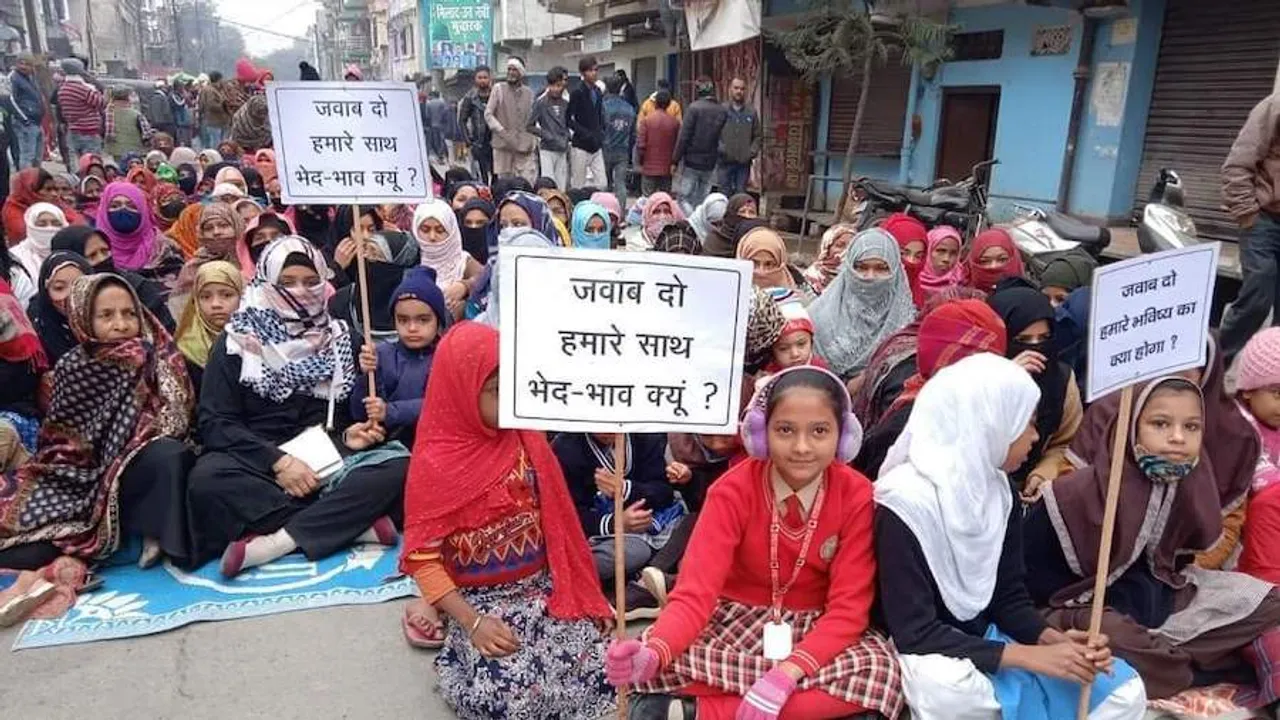 Haldwani protest