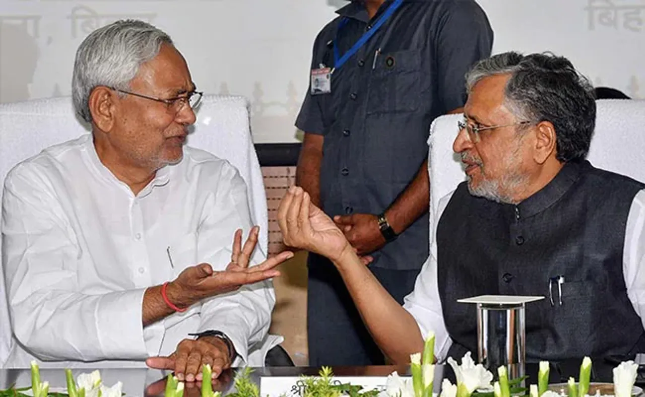 Nitish kumar Sushil Modi Bihar