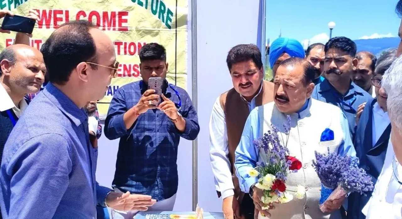 Union Minister Jitendra Singh at Lavender Festival in Bhaderwah