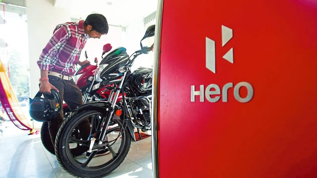 Hero MotoCorp shares rise 3% on better sales
