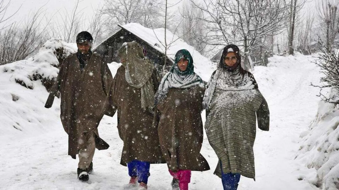 Kashmir cold weather