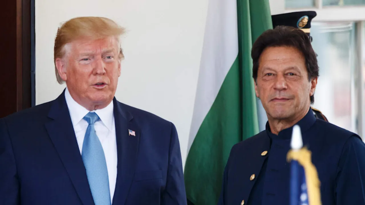 Donald Trump and Imran Khan (File photo)