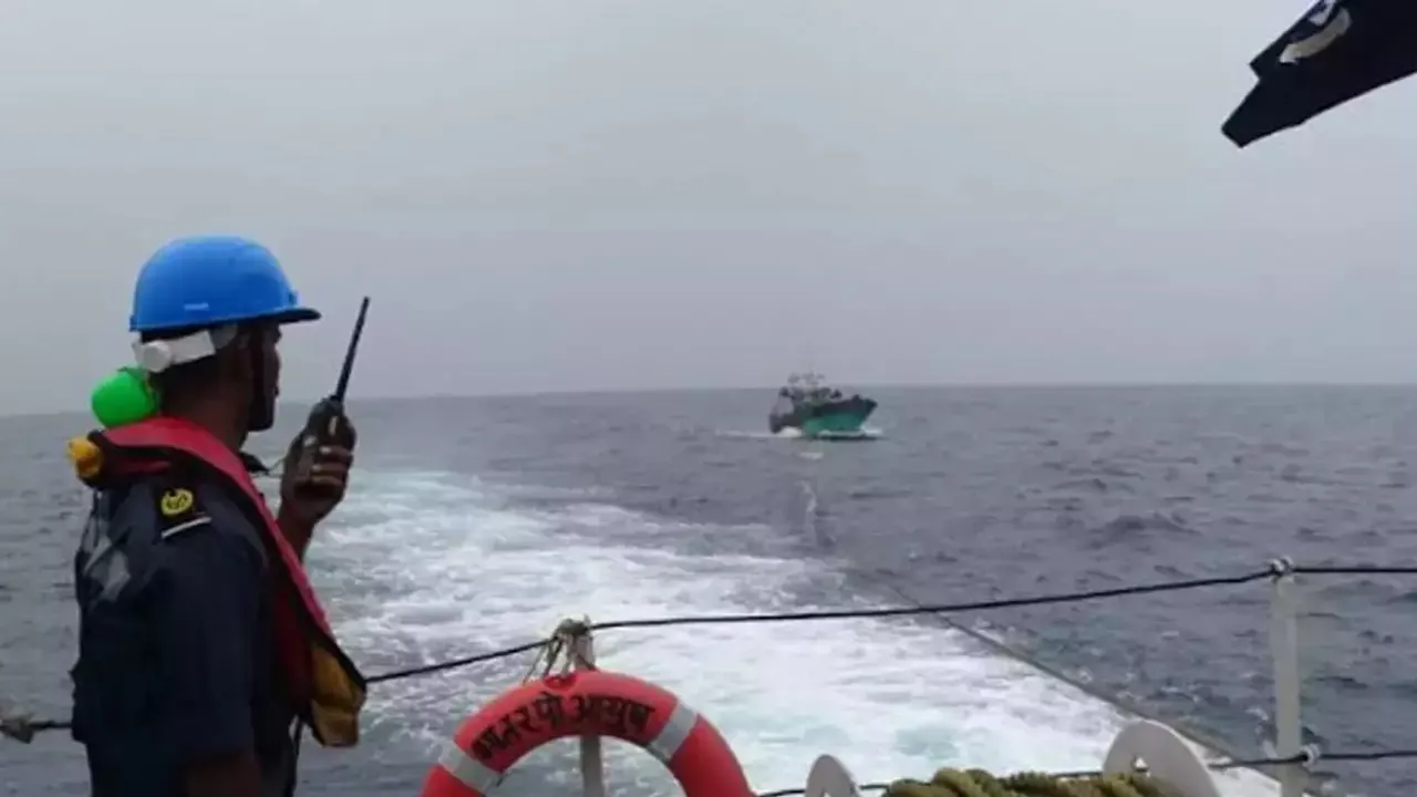 Coast Guard rescues 10 TN fishermen stranded off Vizag coast for 6 days