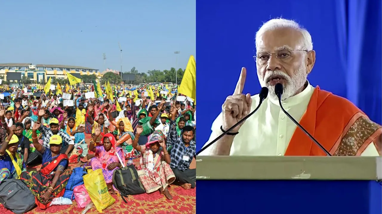 Ahead of PM Modi's Jharkhand visit, 2 tribal activists held for suicide threat over recognising Sarnaism