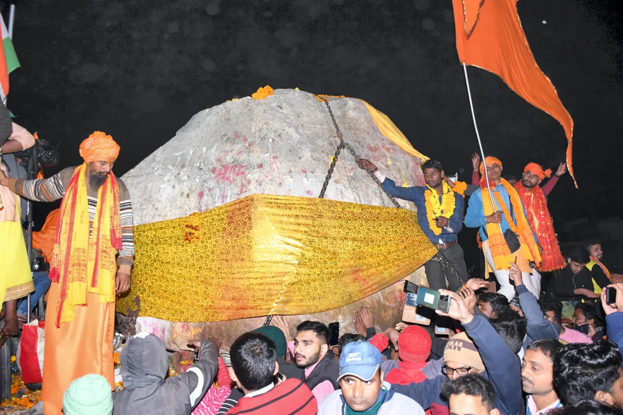 Shaligram stone going to Ayodhya Lord Ram