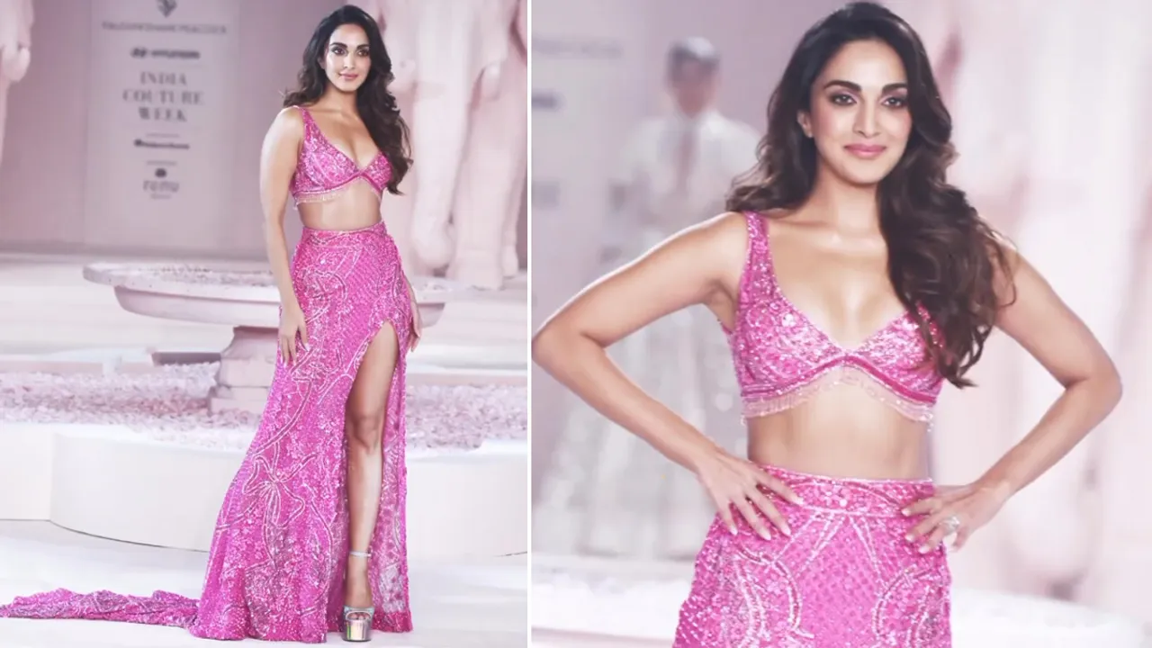 Kiara Advani shines in Barbie-inspired outfit at India Couture Week 2023