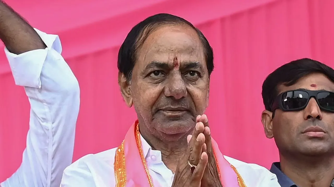 K Chandrasekhar Rao Telangana election rally.jpg