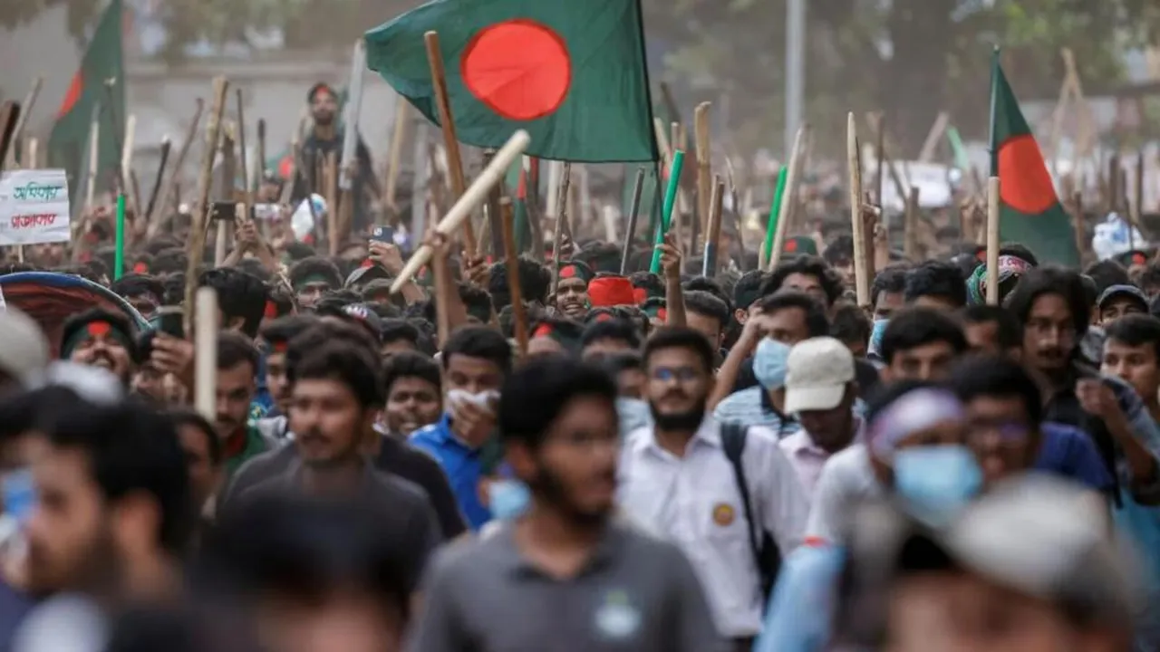 Indians in Bangladesh Protests