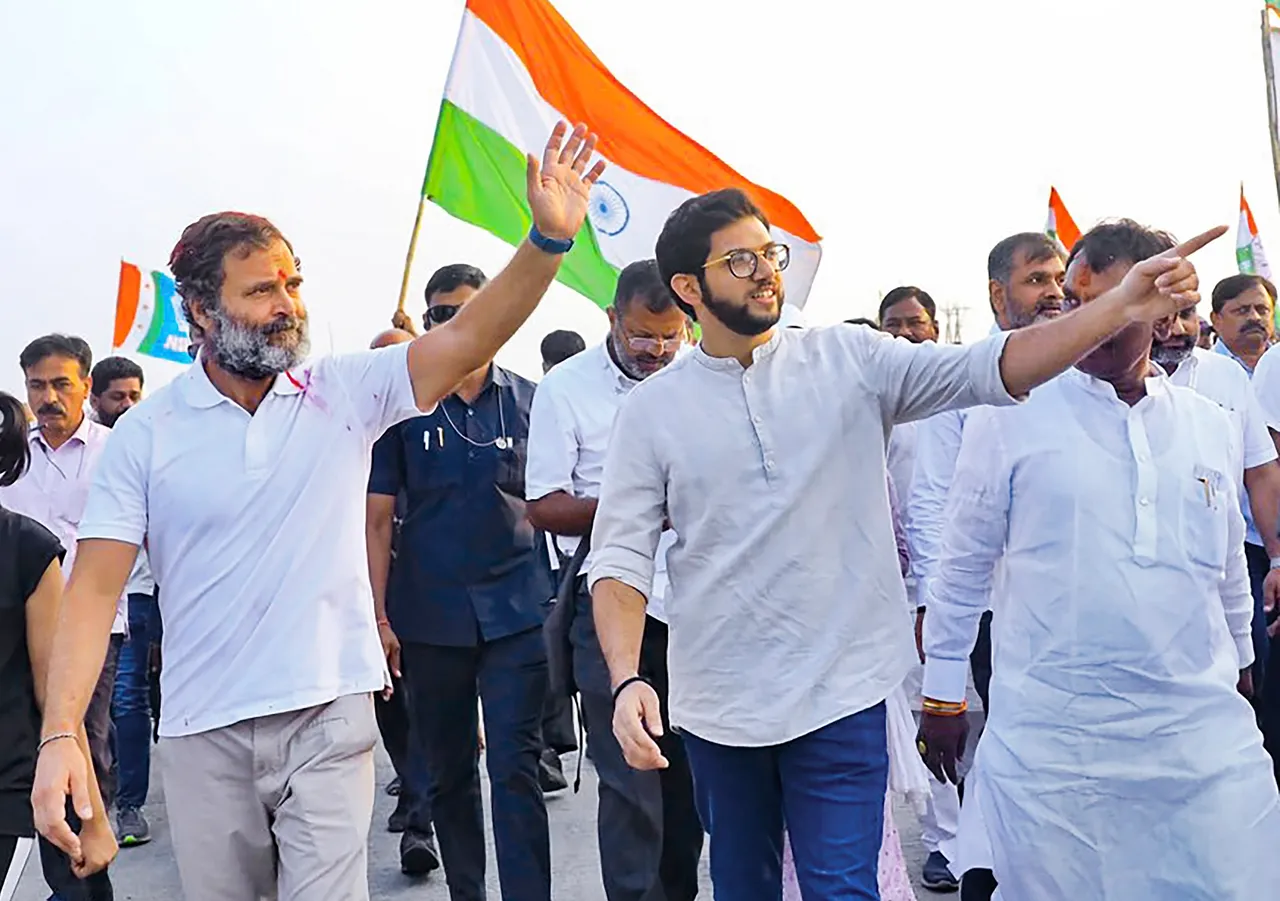 Rahul Gandhi Aaditya Thackeray Bharat Congress