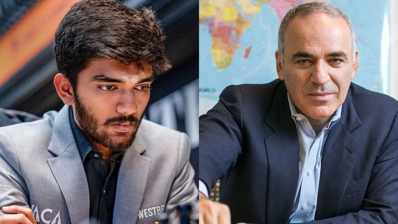 D Gukesh Garry Kasparov