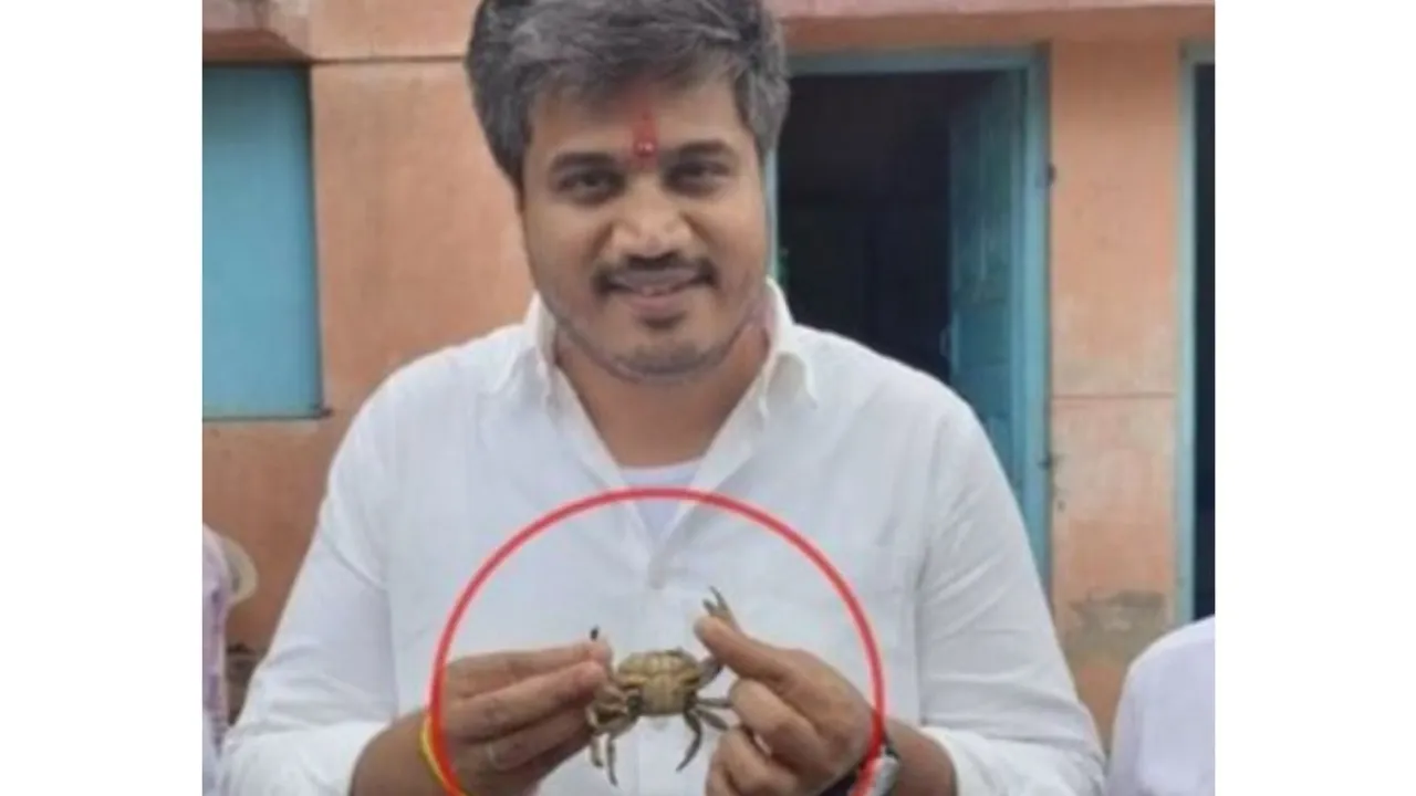 PETA seeks action against MLA Rohit Pawar for dangling crab at presser