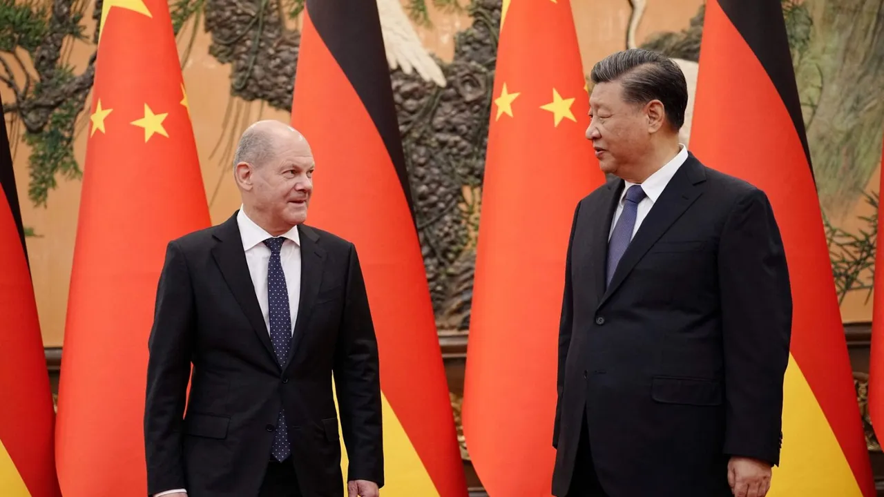 China Germany Olaf Scholz Xi Jinping
