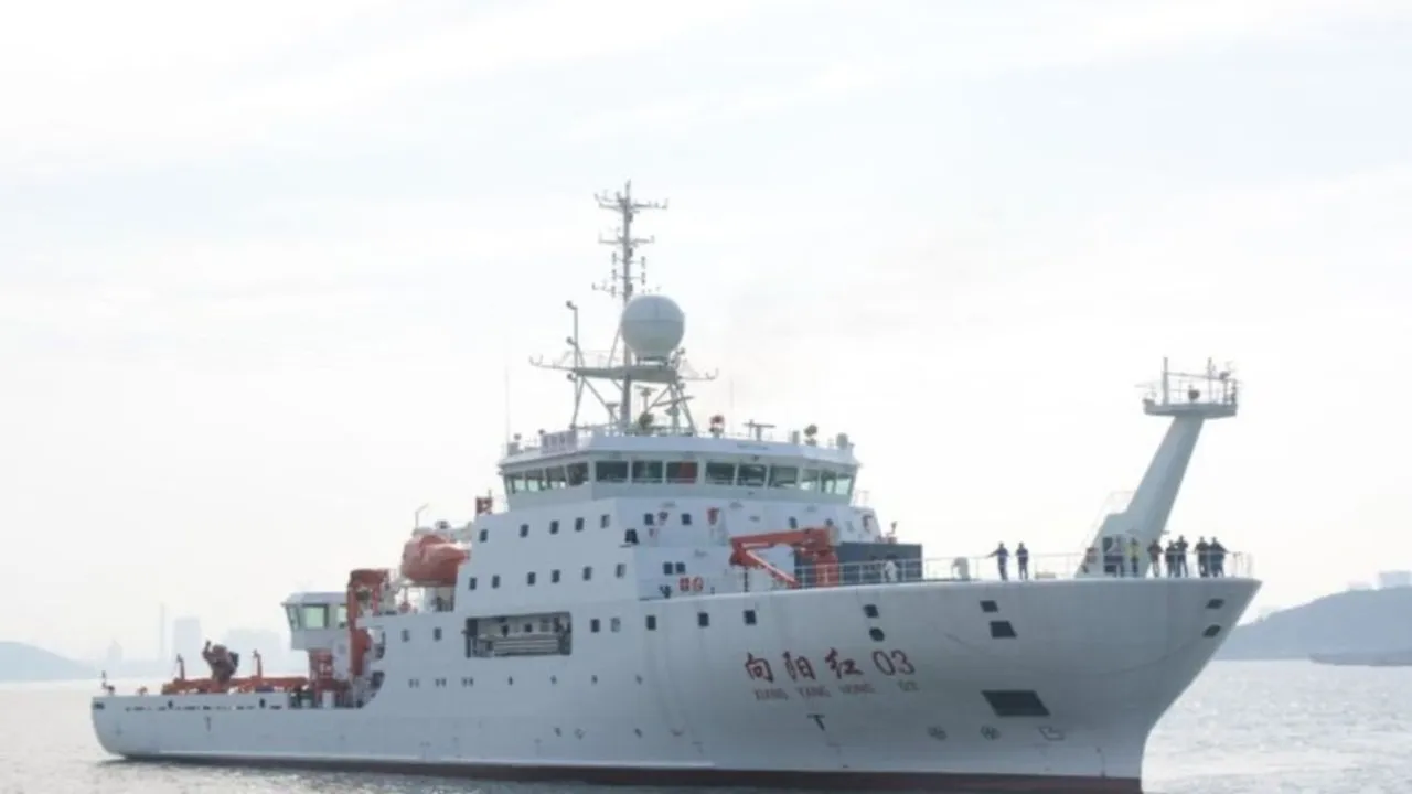 Chinese marine research ship back in Maldives waters