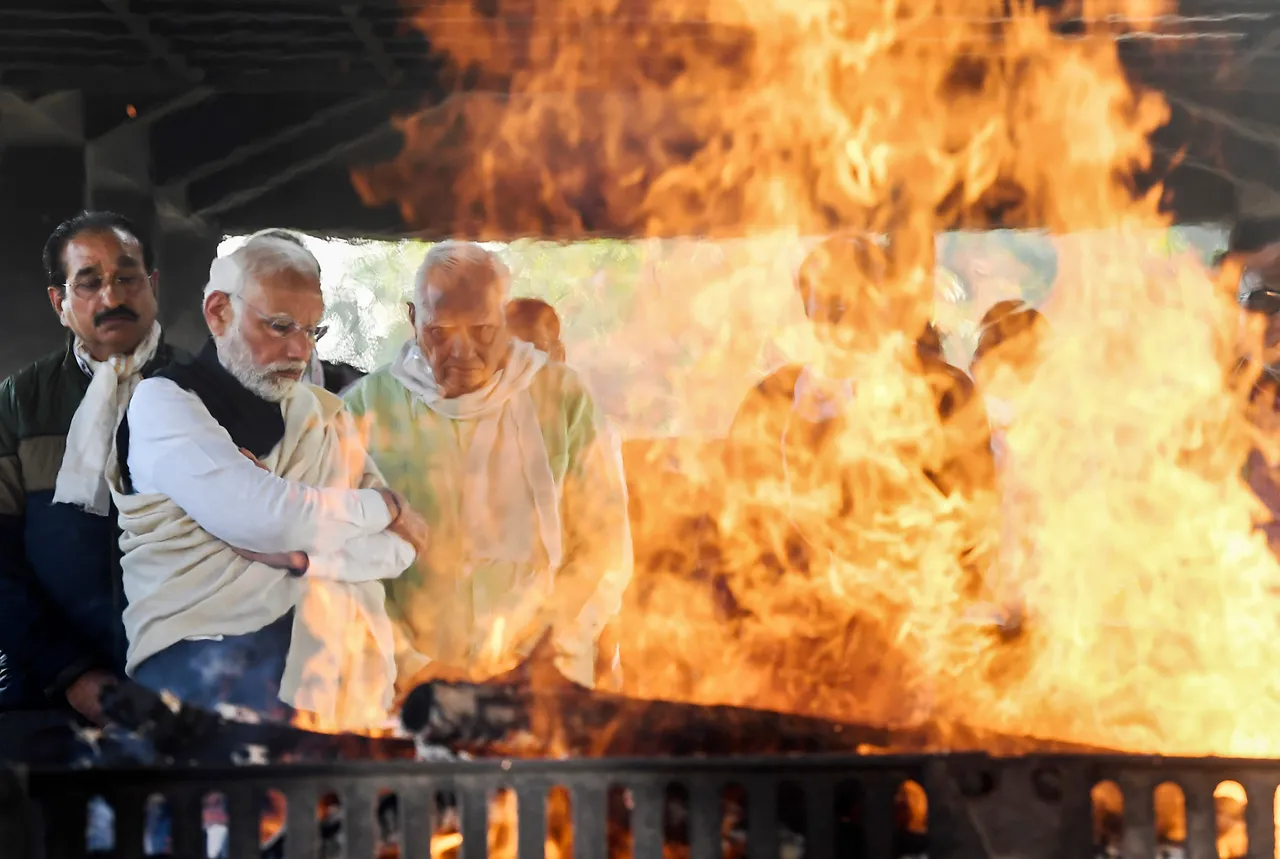 Amid bereavement, back to business as usual for PM Narendra Modi