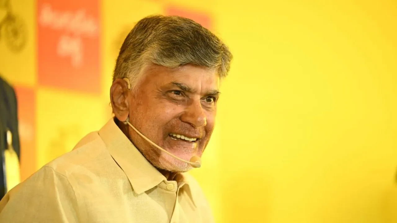 Telegu Desam Party (TDP) supremo N. Chandrababu Naidu addressed media persons at his residence near Vijayawada on June 5, 2024