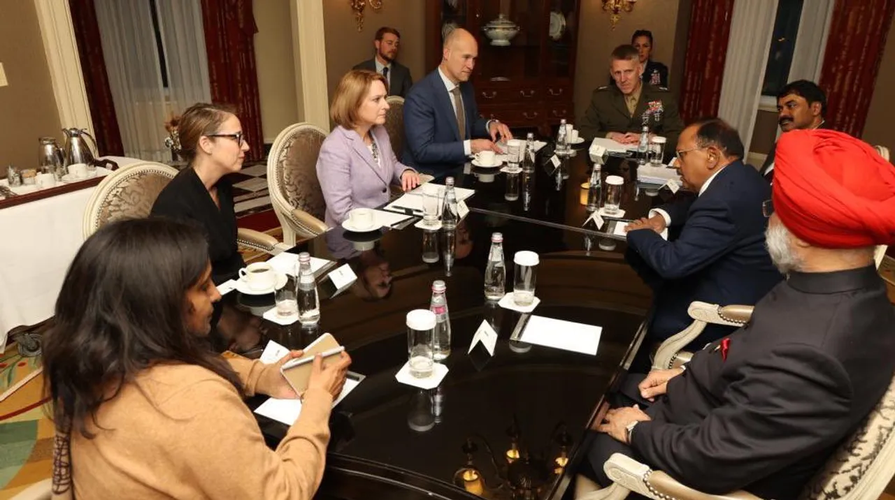 Kathleen Hicks meets Ajit Doval