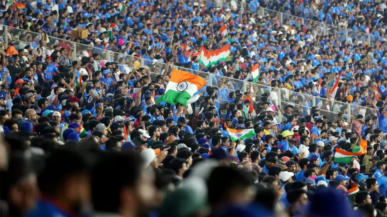 Indian Cricket fans Narendra Modi Stadium Ahmedabad