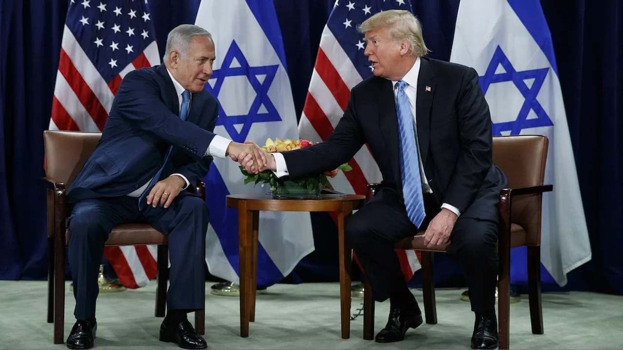 Benjamin Netanyahu and Donald Trump (File photo)