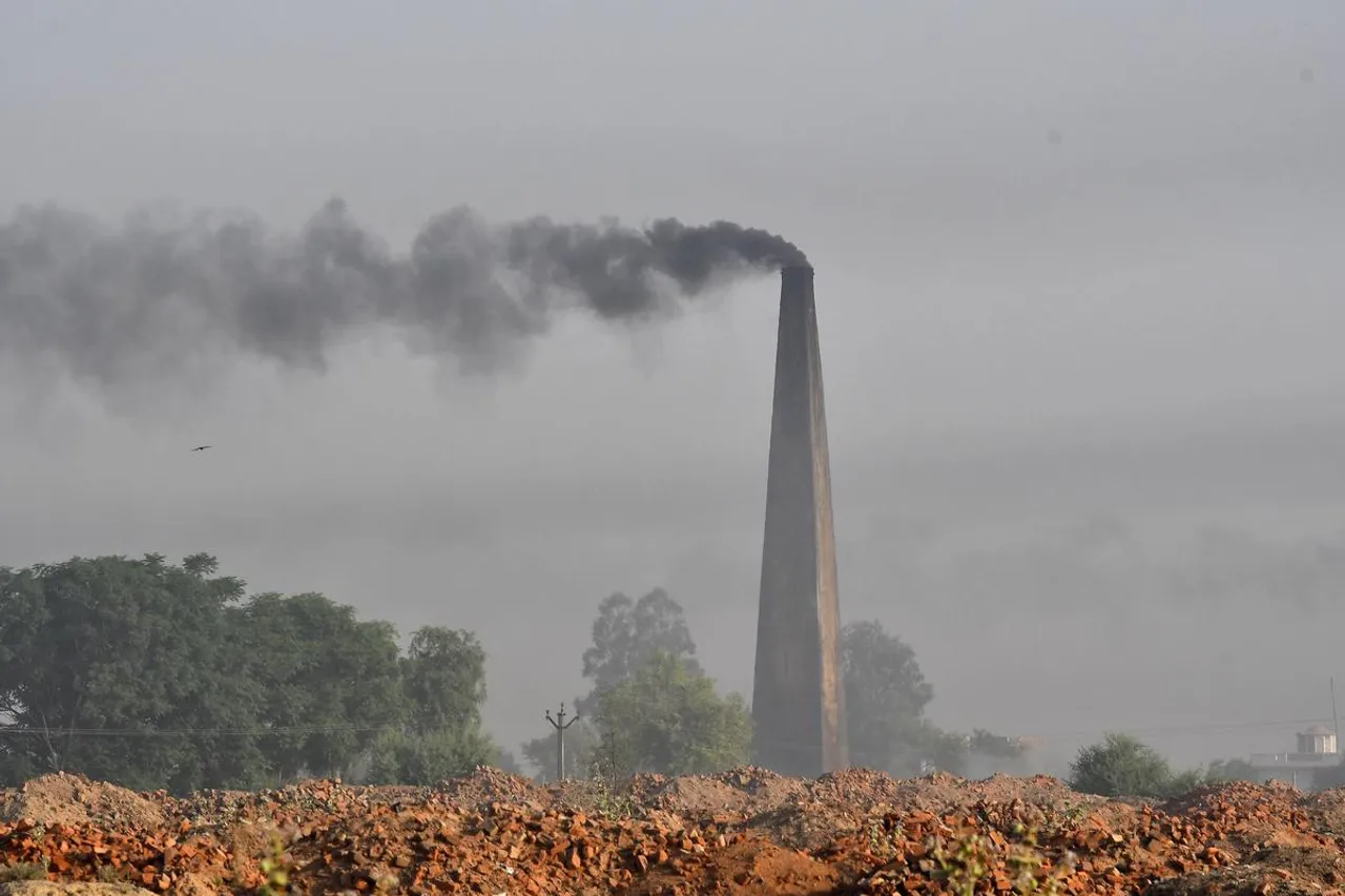 Brick Kilm Chimney Pollution Climate Change