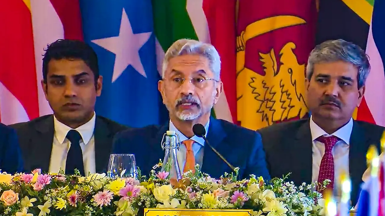 External Affairs Minister S Jaishankar speaks at the opening session of 23rd IORA Council of Ministers as India assumes role of Vice Chair, in Colombo