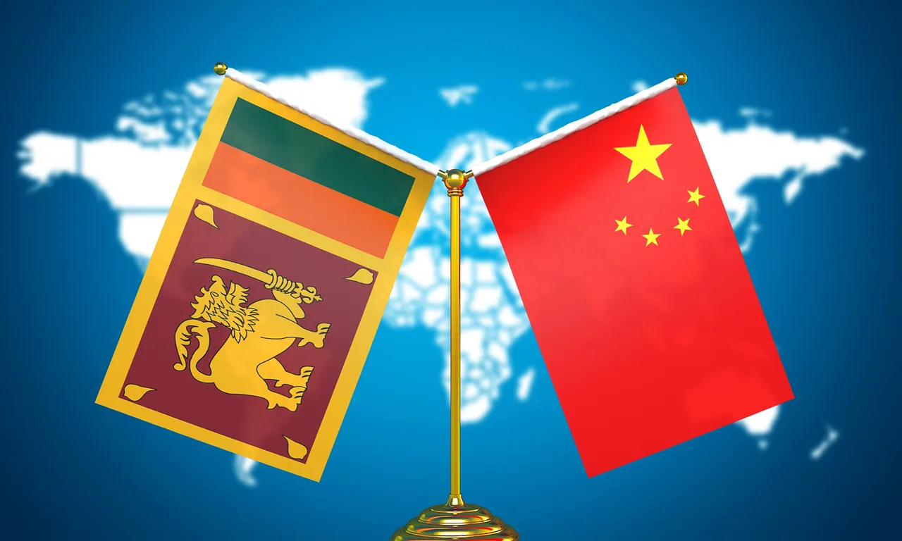 China Sri Lanka Flag